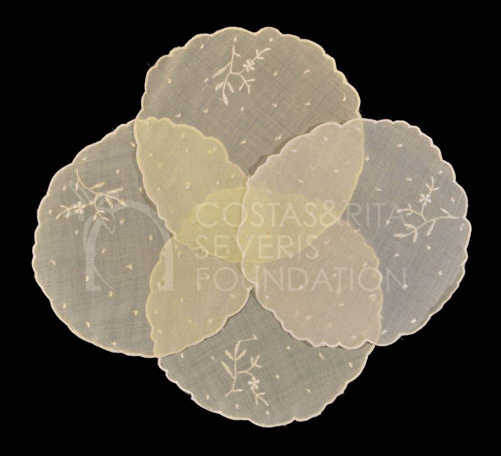 Yellow doily set-cst_01331