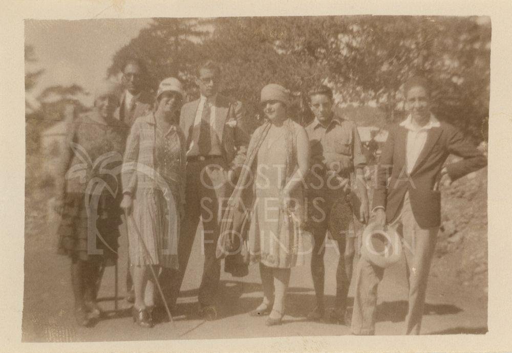 Group posing on a dirt road-pht_CP_0075