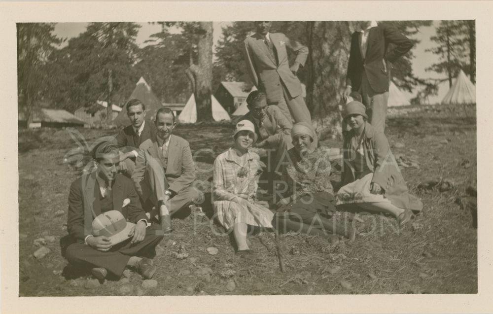 Group at a camping site-pht_CP_0081