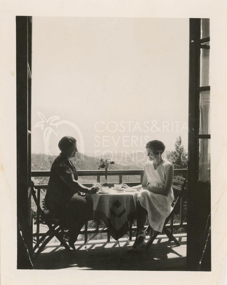 Two women on a patio-pht_CP_0172