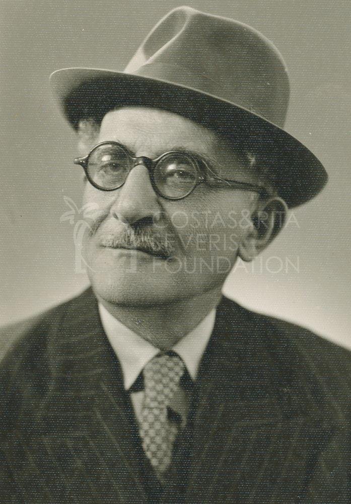 Portrait of George Markides wearing a hat-pht_GM_111