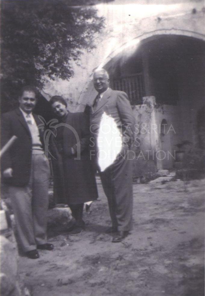 CVAR | Loulou Stivadorou and her husband George in Shiakallis' garden