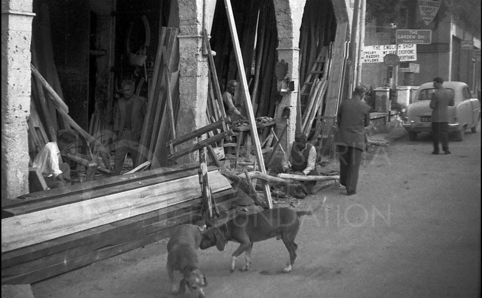 The carpenters making wooden farmers implements, ploughs etc-pht_RC_042