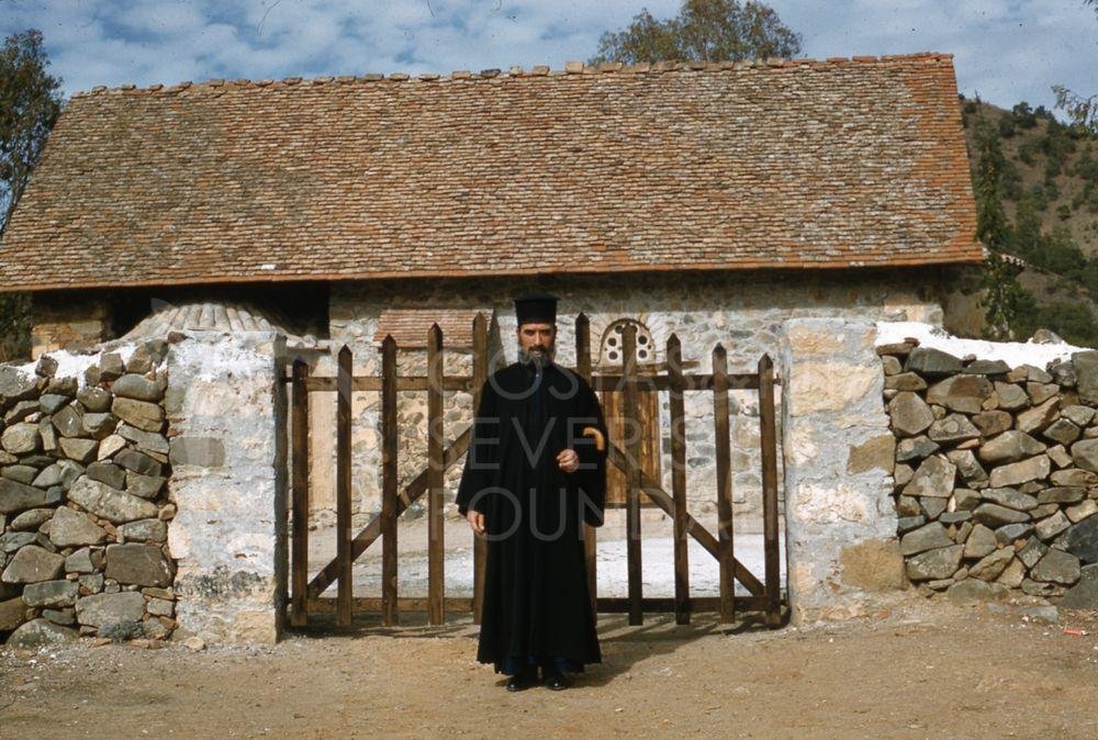 Priest in Panagia of Asinou church-pht_TEB_0224